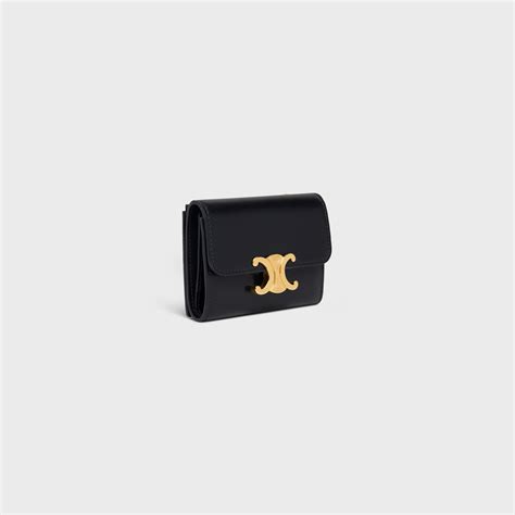 small strap wallet celine|Celine compact wallet triomphe.